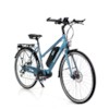 Elcykel EvoBike SPORT-8 Mid-Drive 250W - Delfinblå, dam