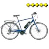 Elcykel EvoBike SPORT-8 Mid-Drive 250W - Midnattsblå, herr