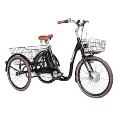 FYNDEX - Trehjulig Elcykel Evobike Elegant 250W 2020 - Svart