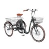 FYNDEX - Trehjulig Elcykel Evobike Elegant 250W 2020 - Olivgrön