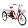 Trehjulig Elcykel Evobike Elegant 250W 2020 - Röd
