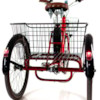 Trehjulig Elcykel Evobike Elegant 250W 2020 - Röd