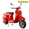 Elmoped Viverra Classic 2000W - Röd