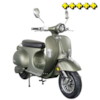 Elmoped Evolite Viverra Classic 2000W V2 - Mattgrön