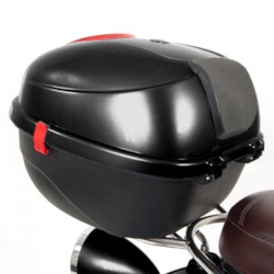 Packbox svart - Elmoped Viverra Classic