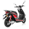 Elmoped Viverra Evolite E3 1200W - Svart/röd