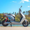 Elmoped Viverra Evolite E3 1200W - Svart/röd