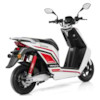 Elmoped Viverra Evolite E3 1200W - Vit/röd