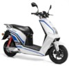 Elmoped Viverra Evolite E3 1200W - Vit/blå