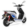 Elmoped Viverra Evolite E3 1200W - Vit/blå