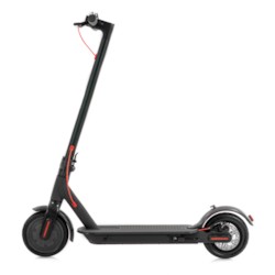 Elscooter Nitrox Alu-8 250W Solida däck - svart
