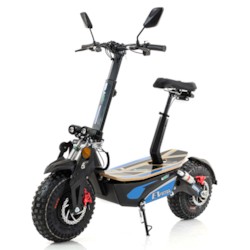 Elscooter EV-Ultra 2000W - Svart/blå