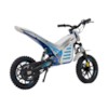 Elektrisk Dirtbike Nitrox Trial 1000W med sits - Vit/blå