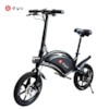 FYNDEX-Elscooter DYU D3F 250W - Svart