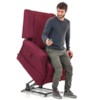 Recliner lyft-fåtölj Gräskö - röd