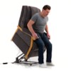 Recliner lyft-fåtölj Fårö - Röd