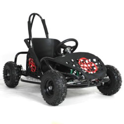 GoKart 80cc, bensin - Svart