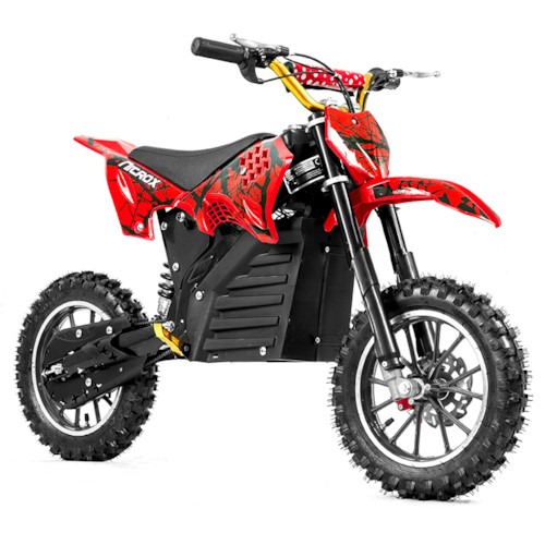 Nitrox Elektrisk Dirtbike 500W - Svart/röd
