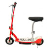 Elscooter 150W med sadel - RÖD