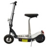Elscooter 350 W med sadel -SVART