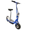 Elscooter 350 W med sadel -SVART