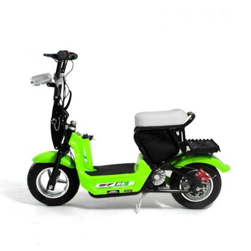Elscooter 350 W CHOPPER med lysen - Grön