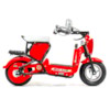 Elscooter 350 W CHOPPER med lysen - Röd