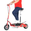 Elscooter 500 W EXTREME med sadel - Röd