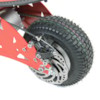 Elscooter 500 W EXTREME med sadel - Röd
