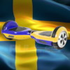 Hoverboard AirBoard PRO 2x350W - Blågul 2016 Edition