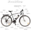 Elcykel EvoBike Swift - Granitgrå