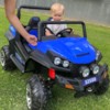 Elbil Quad 4x4 - Svart/Blå