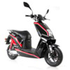 Elmoped Evolite E3 1000W Klass II - Svart/röd
