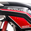 Elmoped Evolite E3 1000W Klass II - Vit/röd