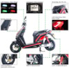 Elmoped Evolite E3 1000W Klass II - Vit/röd