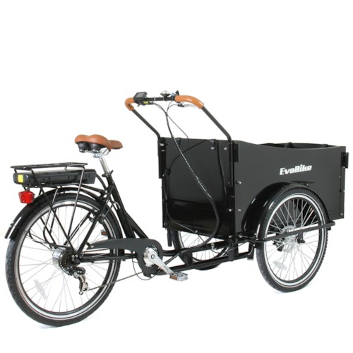 Elcykel Lådcykel EvoBike Cargo XL 250W - Svart