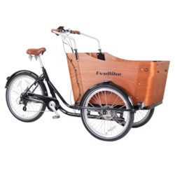 Elcykel Lådcykel EvoBike Panda, 250W
