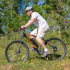 Elcykel EvoBike XRE 250W 2018 - ANTRACIT/ORANGE