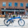 Elcykel EvoBike Travel, Hopfällbar 2017 - BLÅ