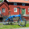 Elcykel EvoBike Travel, Hopfällbar 2017 - BLÅ