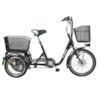 Trehjulig Elcykel Evobike Flex 20-16 tum 2011-2018 SVART - 250W