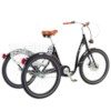 Trehjulig Elcykel Evobike Elegant 24 tum 250W - Svart