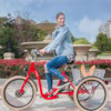 Trehjulig Elcykel Evobike Elegant 24 tum 250W - Röd