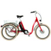 Trehjulig Elcykel Evobike Elegant 24 tum 250W - Röd