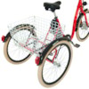 Trehjulig Elcykel Evobike Elegant 24 tum 250W - Röd