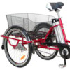 Trehjulig Elcykel EvoBike 250W Aluminium 26/24 tum 2015-2017 - Vit