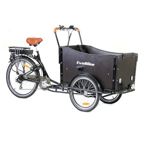 Elcykel Lådcykel EvoBike Cargo, 250W - Omonterad
