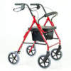 FYNDEX - Rollator Blimo Deluxe V2 VINRÖD - Aluminium
