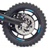 FYNDEX - Elektrisk Dirtbike Nitrox Trial 1000W med sits - Vit/blå
