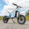 FYNDEX - Elektrisk Dirtbike Nitrox Trial 1000W med sits - Vit/blå
